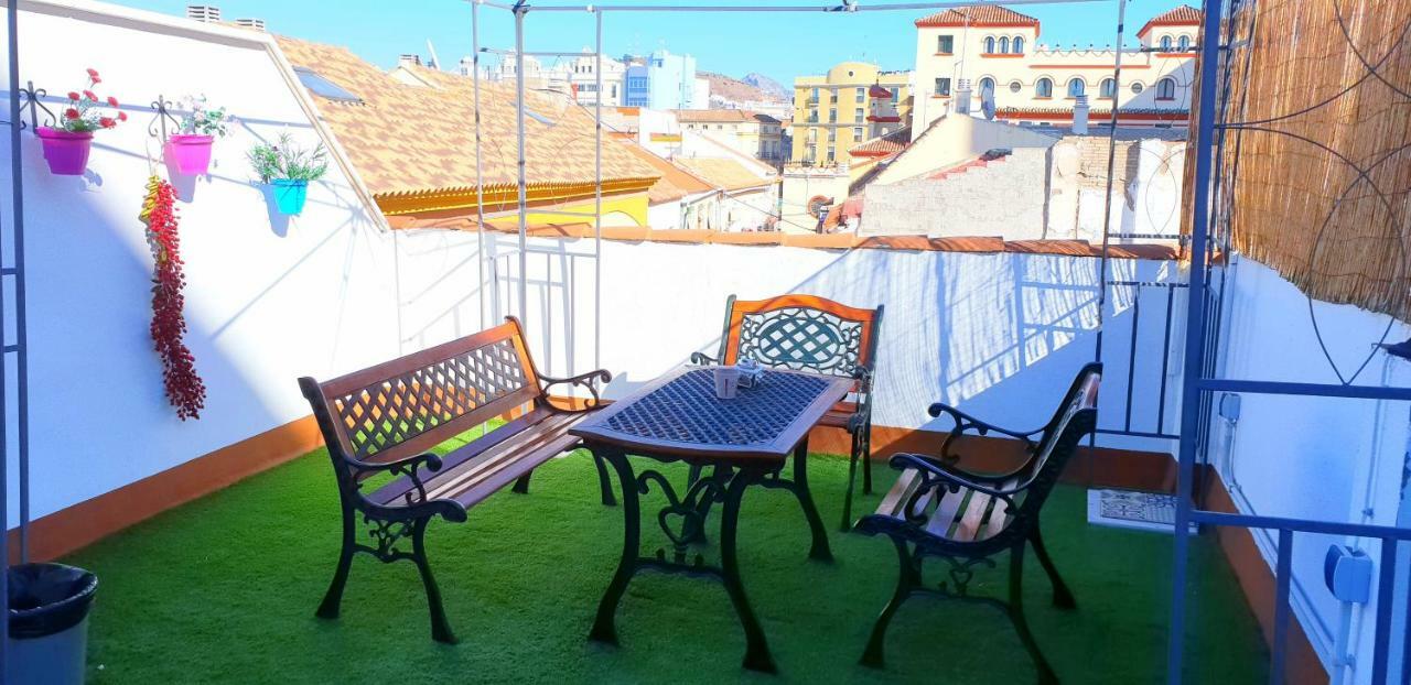 Blue Flat Center With Terrace Apartment